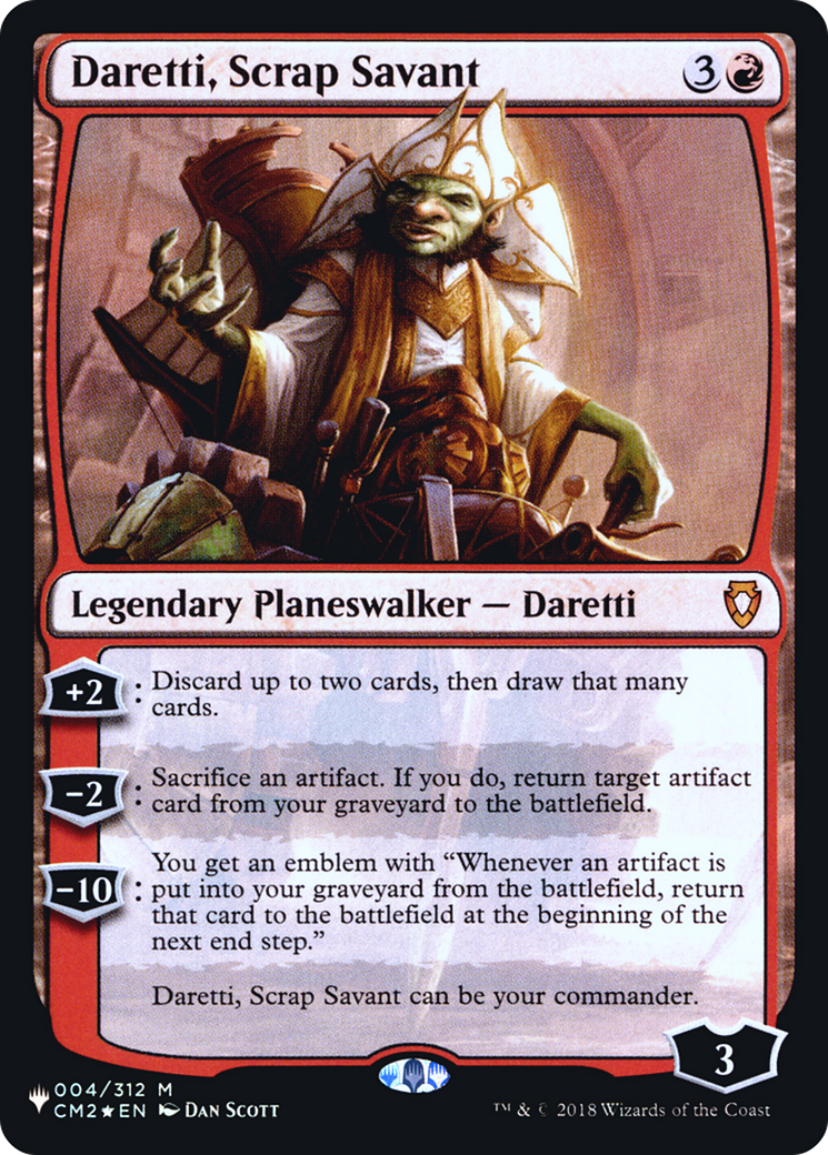 Daretti, Scrap Savant [Secret Lair: Heads I Win, Tails You Lose] - Trinity Hobby