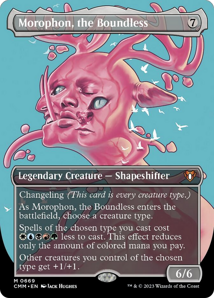 Morophon, the Boundless (Borderless Profile) [Commander Masters] - Trinity Hobby