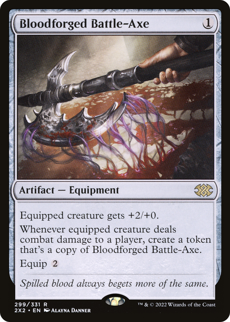 Bloodforged Battle-Axe [Double Masters 2022] - Trinity Hobby