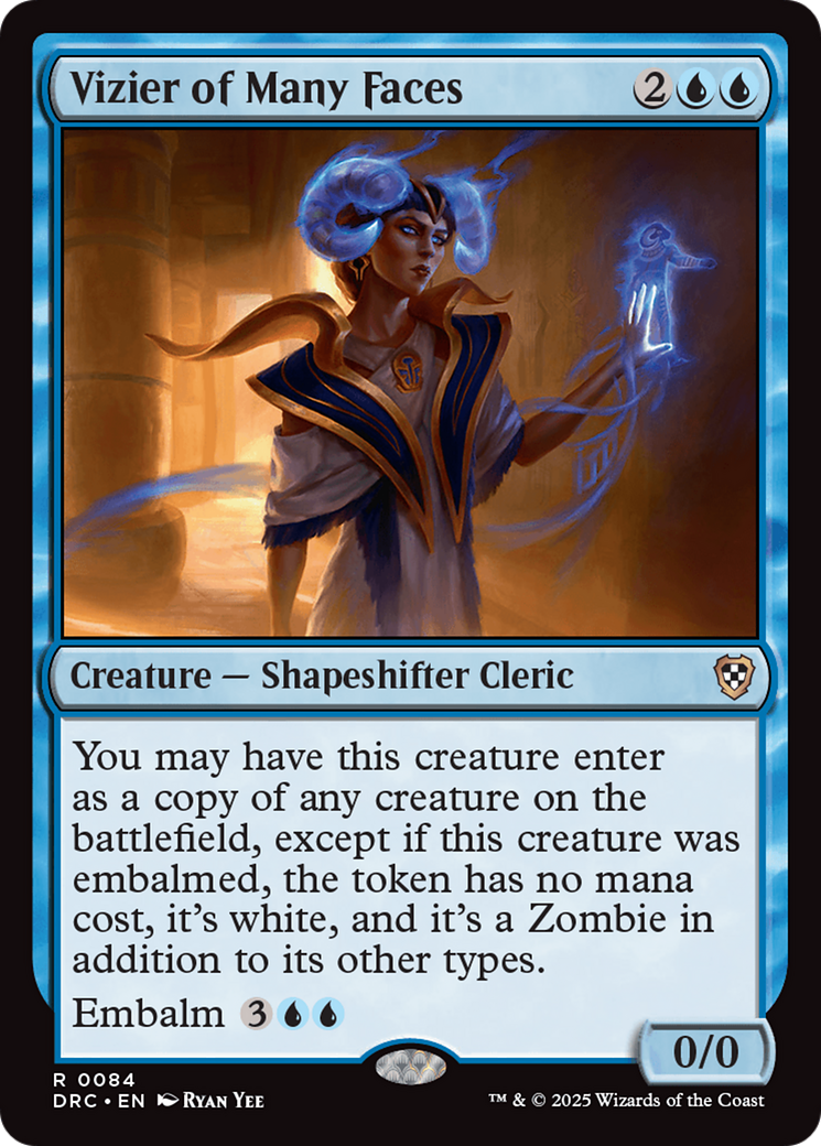 Vizier of Many Faces [Aetherdrift Commander] - Trinity Hobby