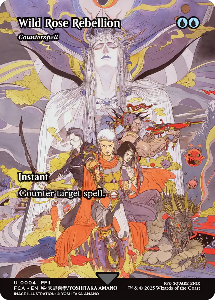 Counterspell  [Foil]  (FCA-004) - [FINAL FANTASY: Through the Ages] / Wild Rose Rebellion (Borderless) - Trinity Hobby