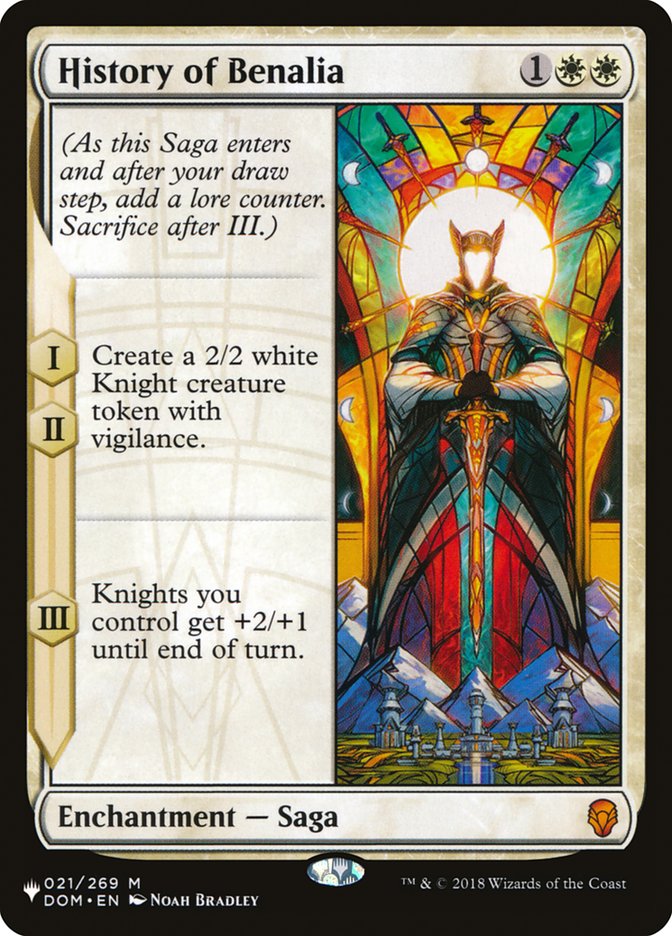 History of Benalia [The List] - Trinity Hobby