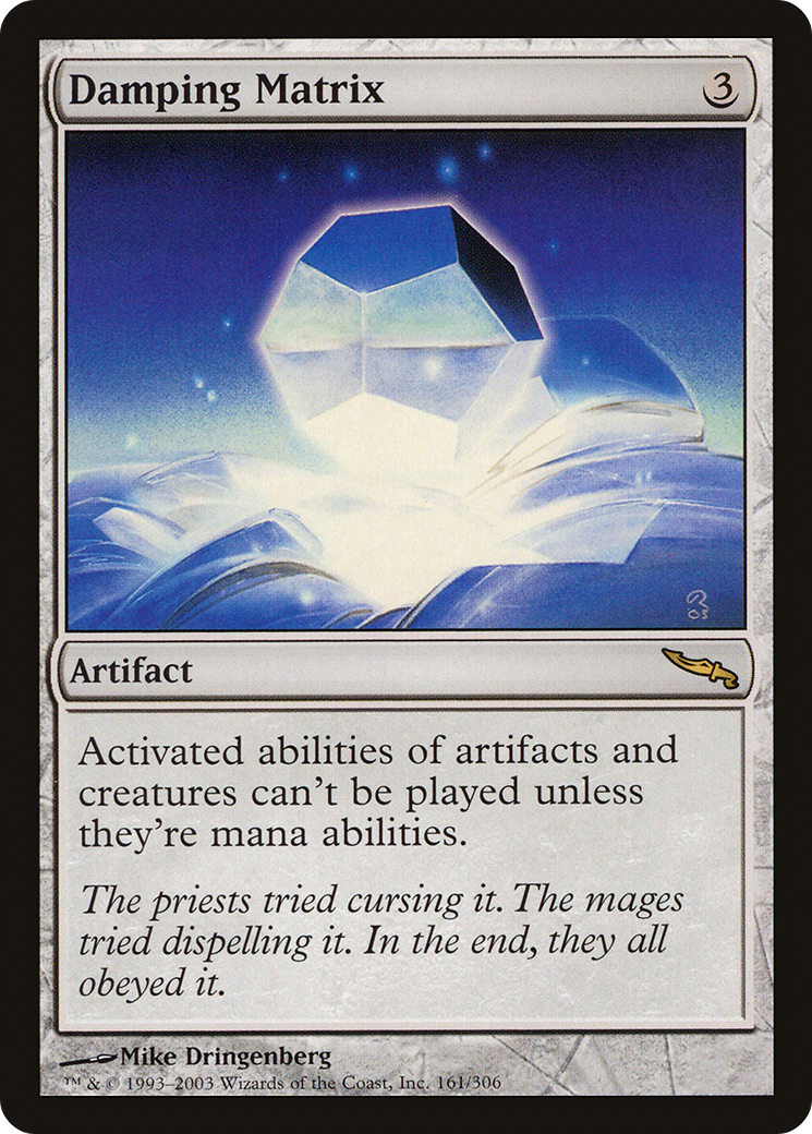 Damping Matrix [Mirrodin] - Trinity Hobby
