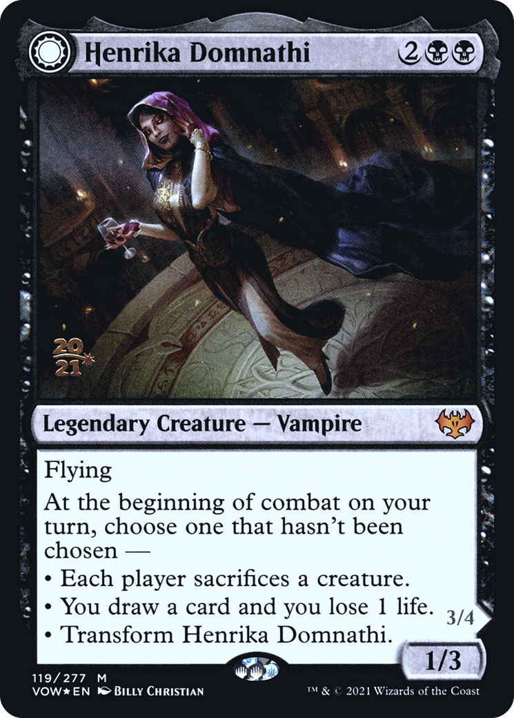 Henrika Domnathi // Henrika, voyante infernale [Innistrad : Crimson Vow Avant-première Promos] 