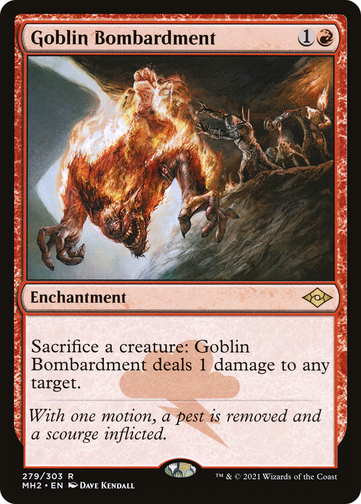 Goblin Bombardment [Etched Foil]  (MH2-279) - [Modern Horizons 2] - Trinity Hobby