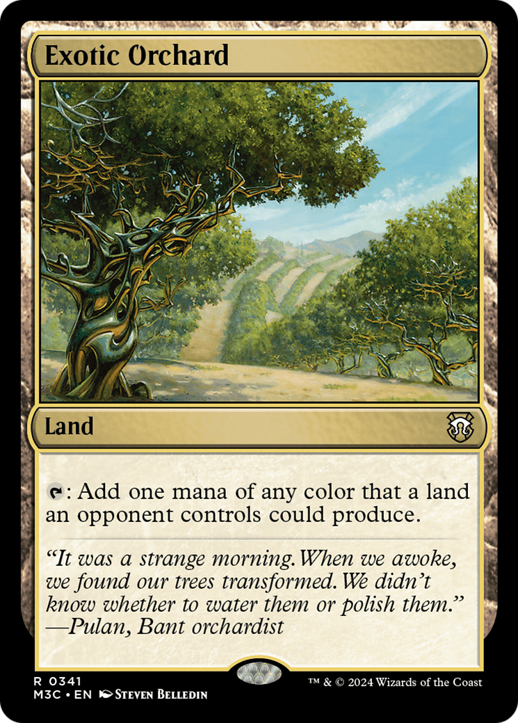 Exotic Orchard (Ripple Foil) [Modern Horizons 3 Commander] - Trinity Hobby
