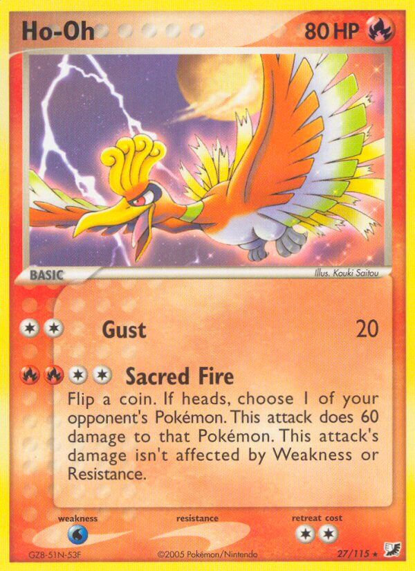 Ho Oh (27/115) (Theme Deck Exclusive) [EX: Unseen Forces] - Trinity Hobby