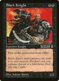 Black Knight (Oversized) [Oversize Cards] - Trinity Hobby