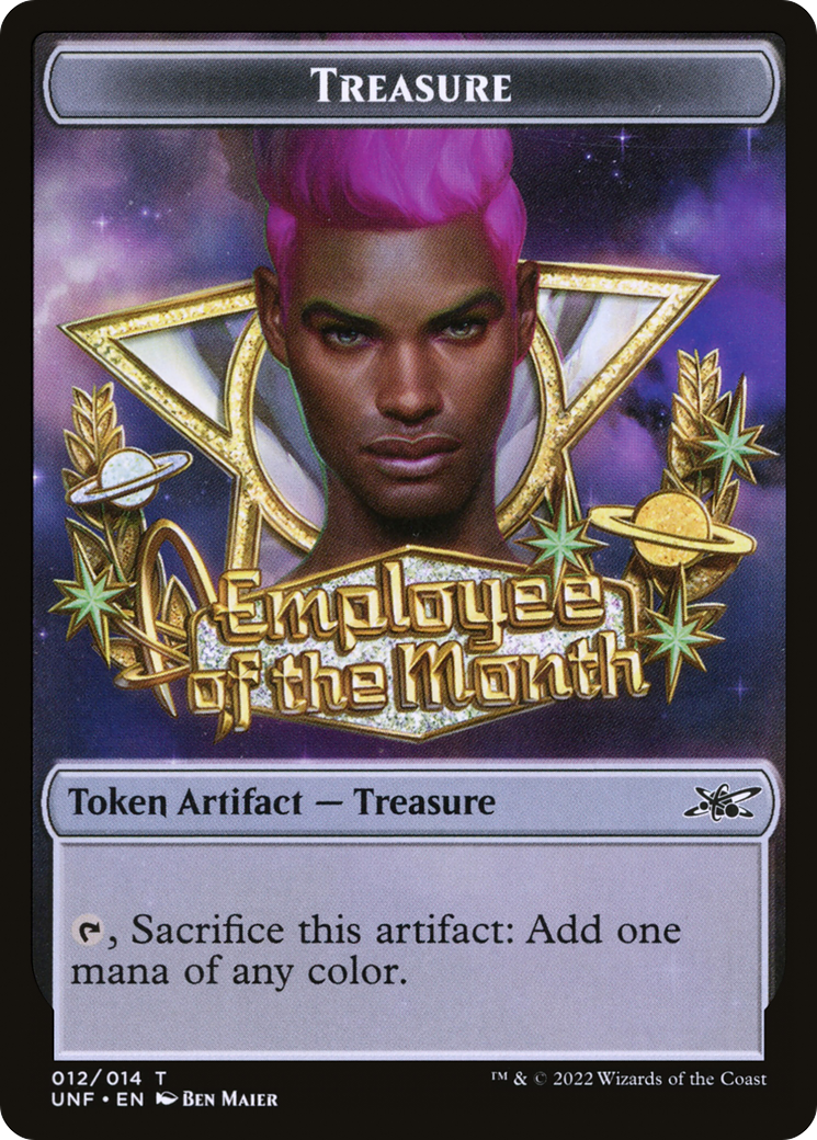 Treasure  [Foil]  (UNF-012) - [Unfinity Tokens] - Trinity Hobby
