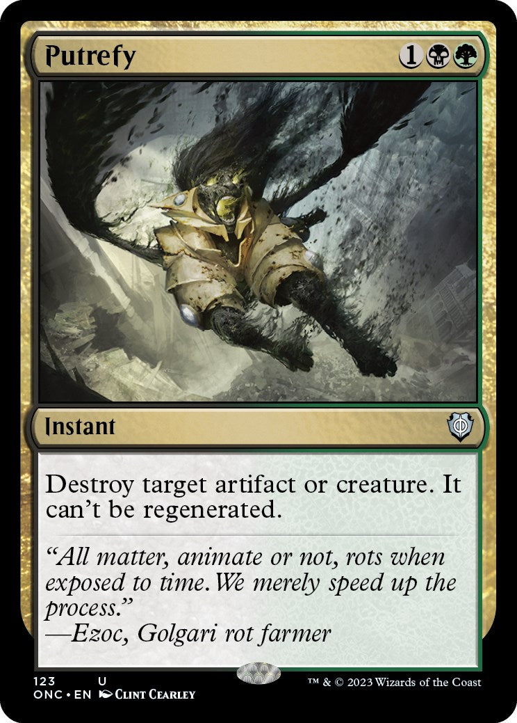 Putrefy [Phyrexia: All Will Be One Commander] - Trinity Hobby