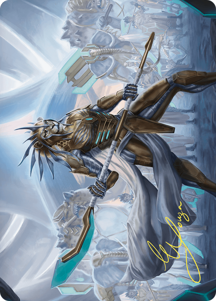 Kemba, Kha Regent Art Card (Gold-Stamped Signature)  (ASCMM-002) - [Commander Masters Art Series] (Borderless) - Trinity Hobby