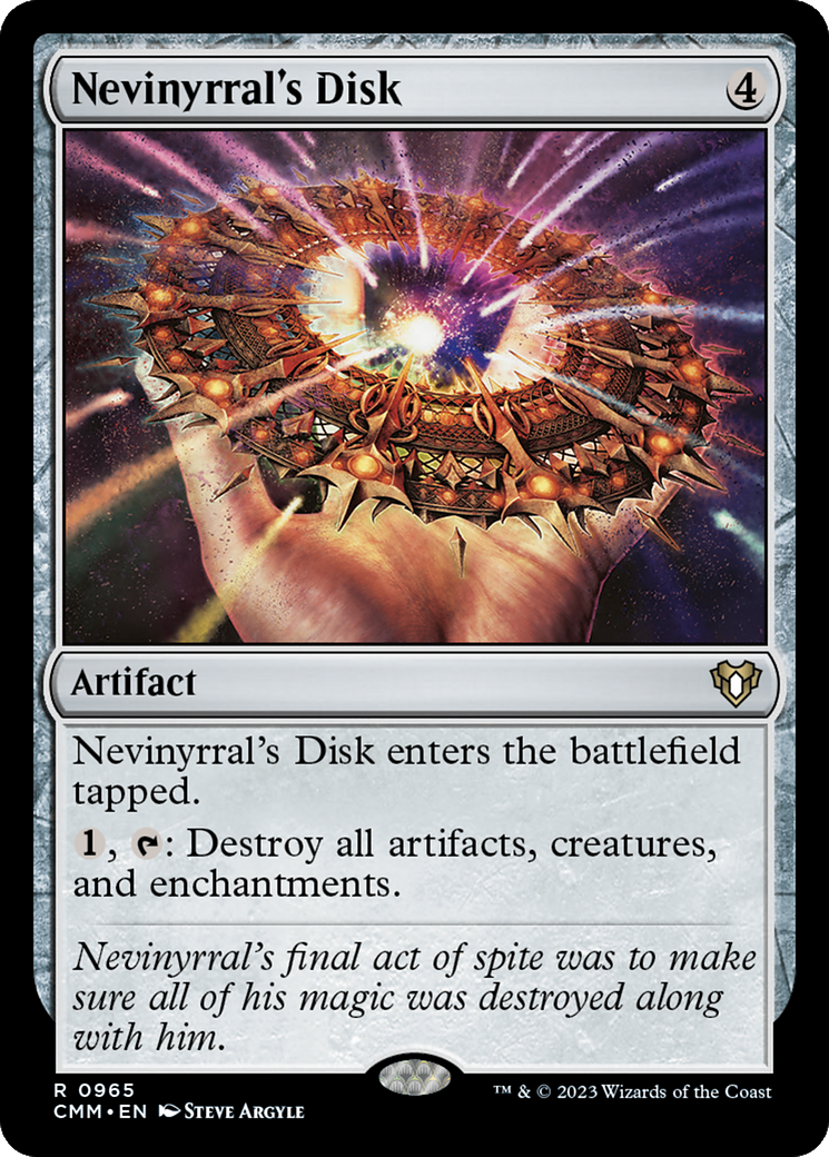 Nevinyrral's Disk [Commander Masters] - Trinity Hobby