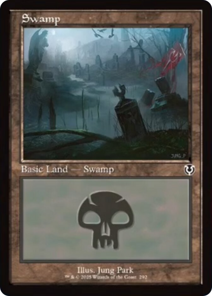 Swamp (292) (Retro Frame) [Innistrad Remastered] - Trinity Hobby