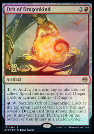 Orb of Dragonkind [Dungeons & Dragons: Adventures in the Forgotten Realms Prerelease Promos] - Trinity Hobby