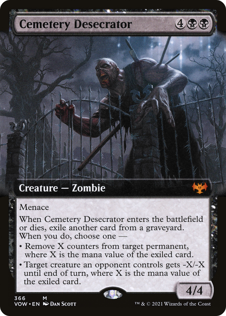 Cemetery Desecrator (Extended Art) [Innistrad: Crimson Vow] - Trinity Hobby