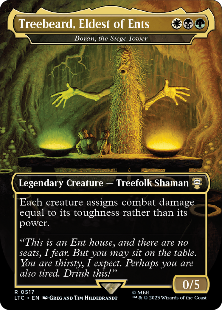 Treebeard, Eldest of Ents - Doran, the Siege Tower (Borderless) [The Lord of the Rings: Tales of Middle-Earth Commander] - Trinity Hobby