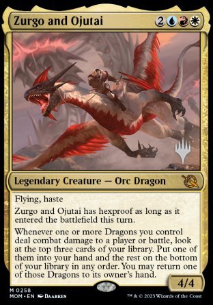 Zurgo and Ojutai (Promo Pack) [March of the Machine Promos] - Trinity Hobby