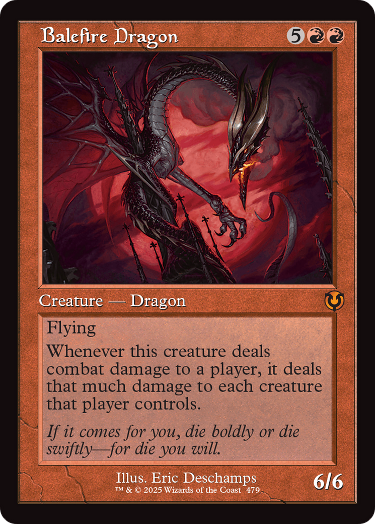 Balefire Dragon (Retro Frame) [Innistrad Remastered] - Trinity Hobby