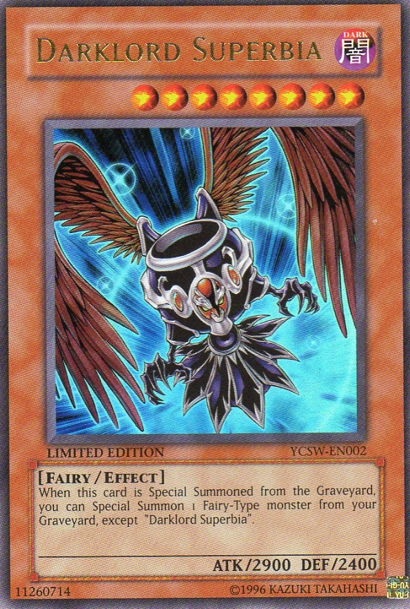 Darklord Superbia [YCSW-EN002] Ultra Rare - Trinity Hobby
