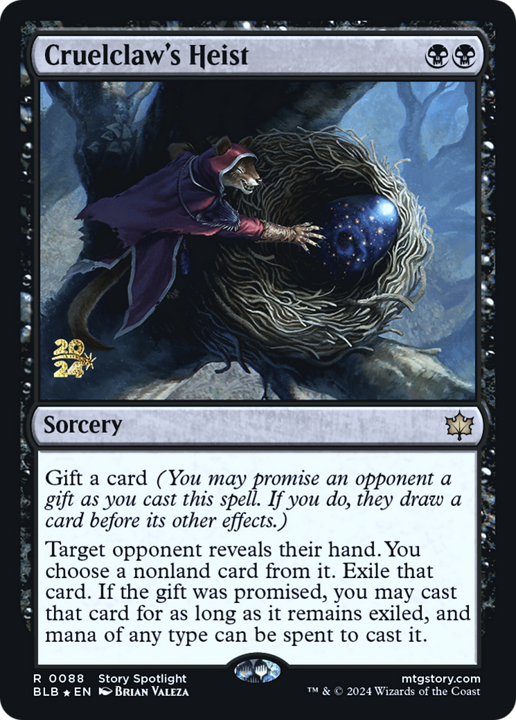 Cruelclaw's Heist [Bloomburrow Prerelease Promos] - Trinity Hobby
