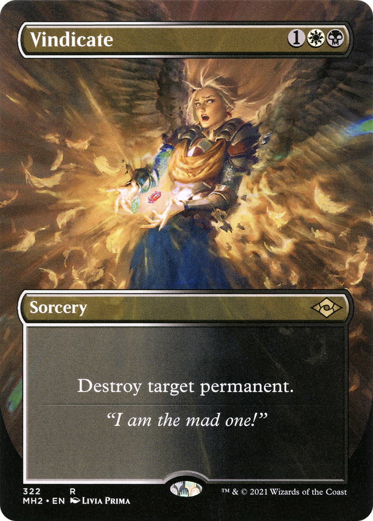 Vindicate (Borderless Alternate Art) [Modern Horizons 2] - Trinity Hobby