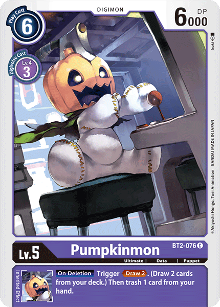 Pumpkinmon [BT2-076] [Release Special Booster Ver.1.0] - Trinity Hobby