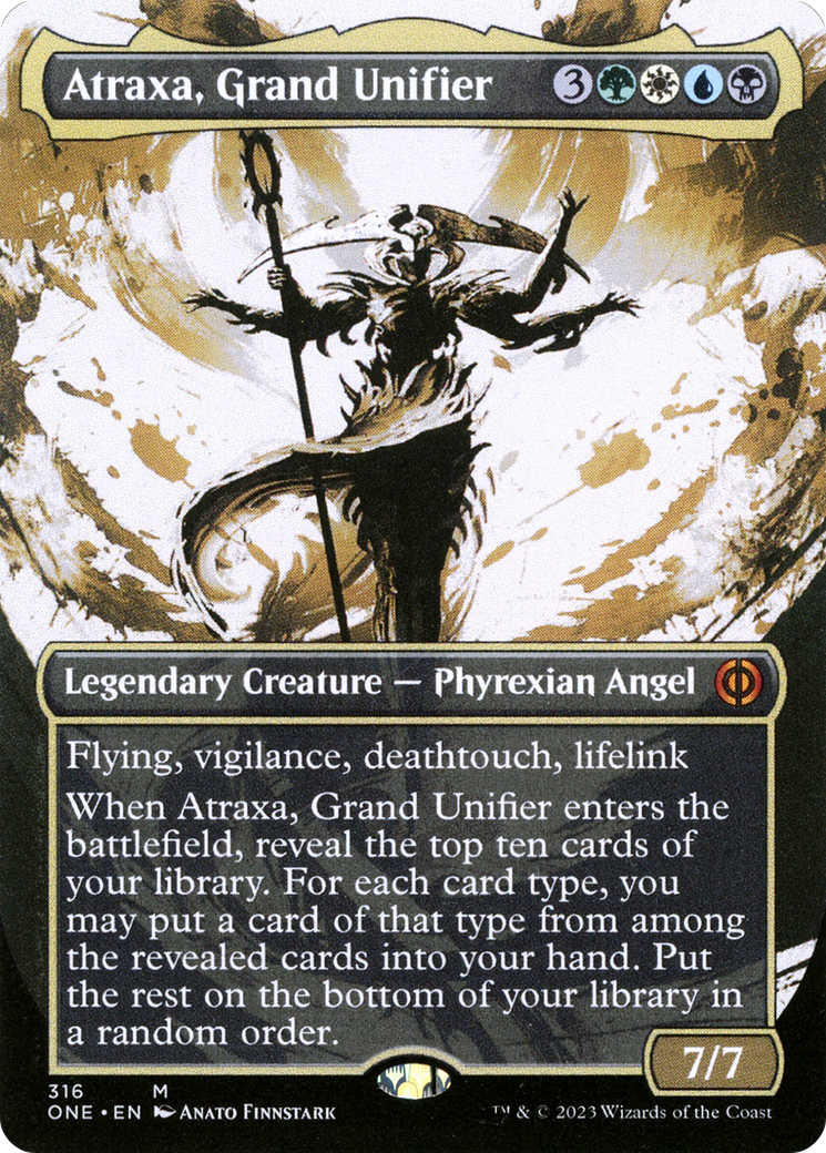 Atraxa, Grand Unifier (Borderless Ichor) [Phyrexia: All Will Be One] - Trinity Hobby