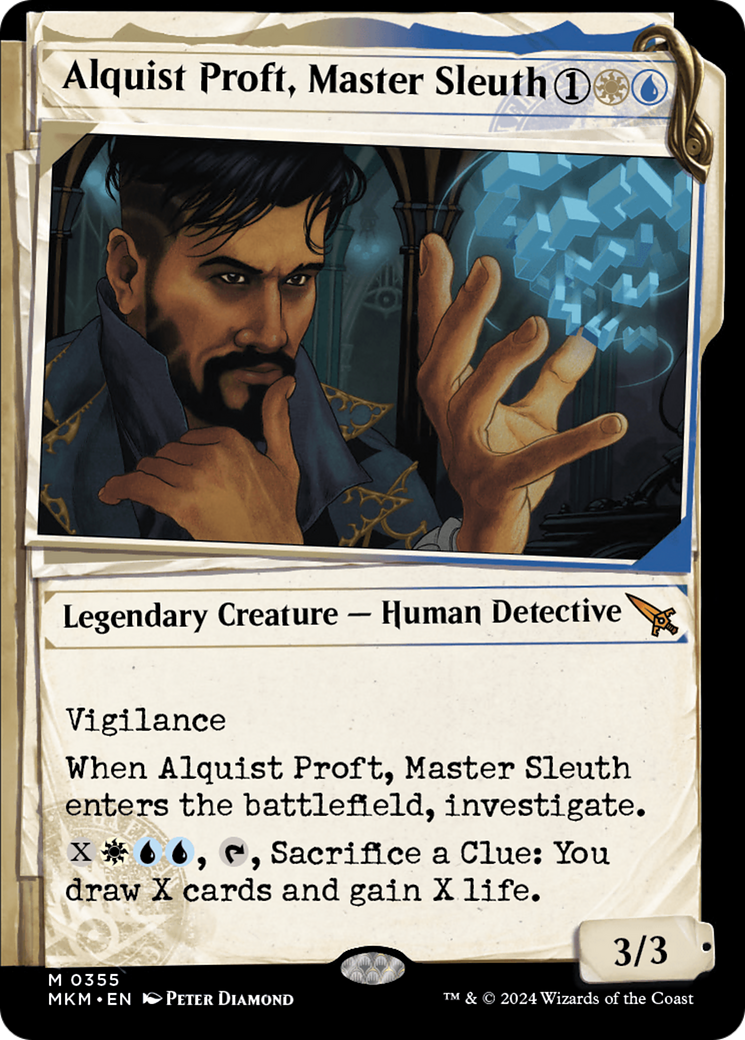 Alquist Proft, Master Sleuth (Showcase) [Murders at Karlov Manor] - Trinity Hobby