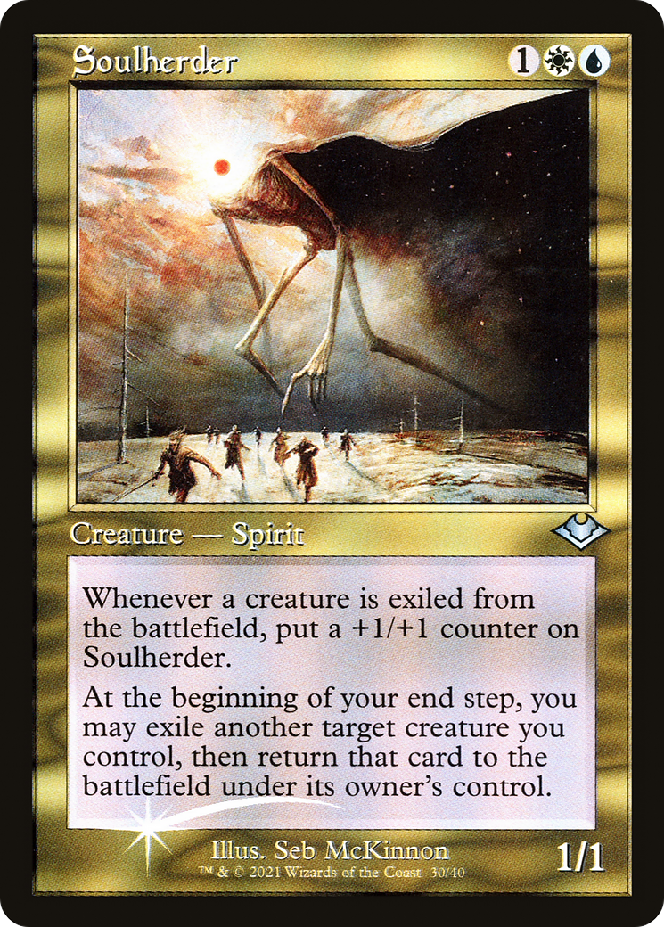 Soulherder [Etched Foil]  (MH1-030) - [Modern Horizons 1 Timeshifts] - Trinity Hobby
