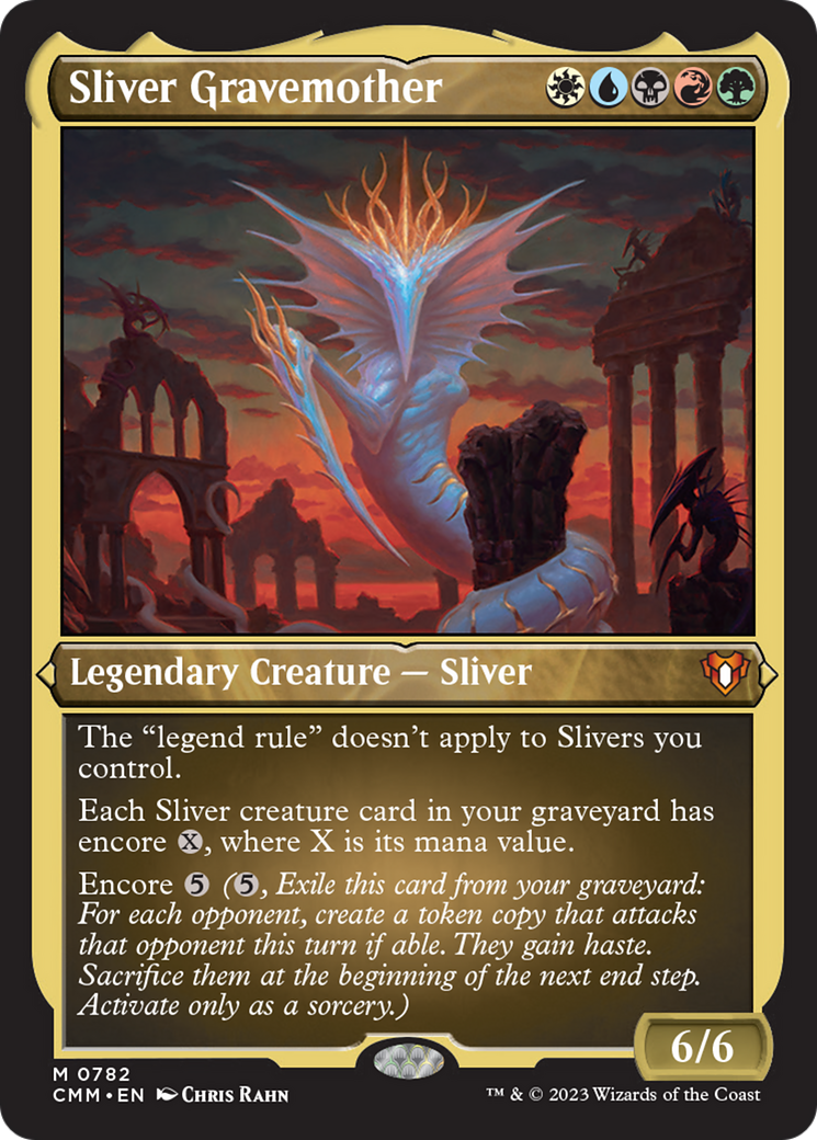 Sliver Gravemother (Display Commander) (Foil Etched) [Commander Masters] - Trinity Hobby