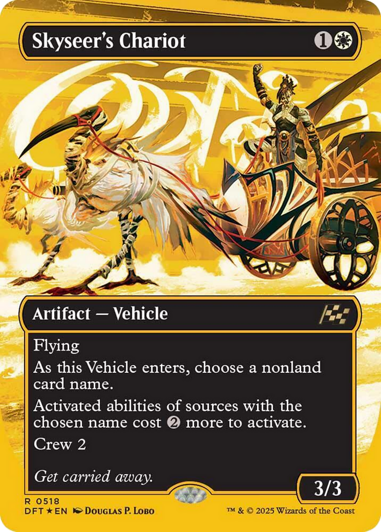Skyseer's Chariot (Borderless) (First-Place Foil) [Aetherdrift] - Trinity Hobby