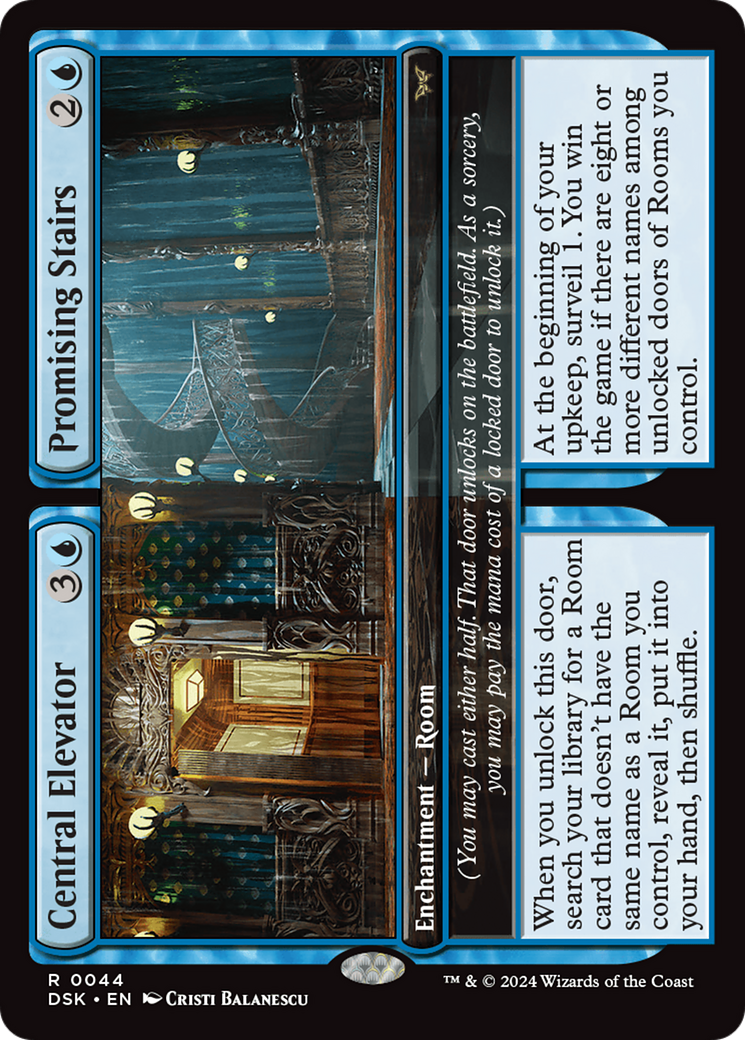 Central Elevator // Promising Stairs [Duskmourn: House of Horror] - Trinity Hobby