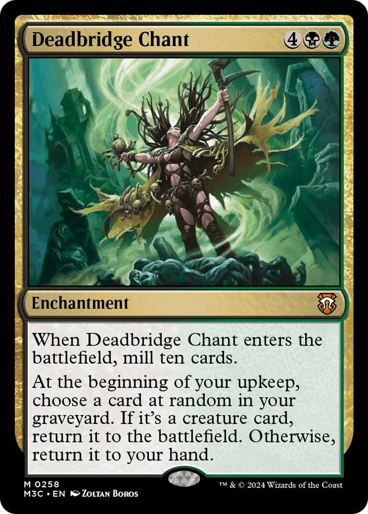 Deadbridge Chant (Ripple Foil) [Modern Horizons 3 Commander] - Trinity Hobby