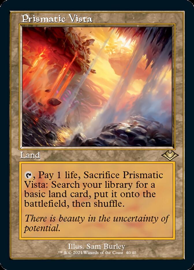 Prismatic Vista (Retro Foil Etched) [Modern Horizons] - Trinity Hobby