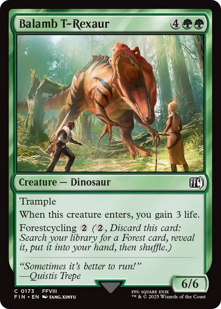 Balamb T-Rexaur  [Foil]  (FIN-173) - [FINAL FANTASY] - Trinity Hobby
