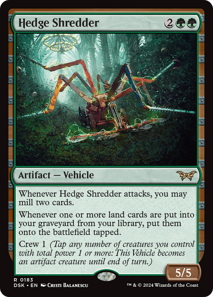Hedge Shredder [Duskmourn: House of Horror] - Trinity Hobby