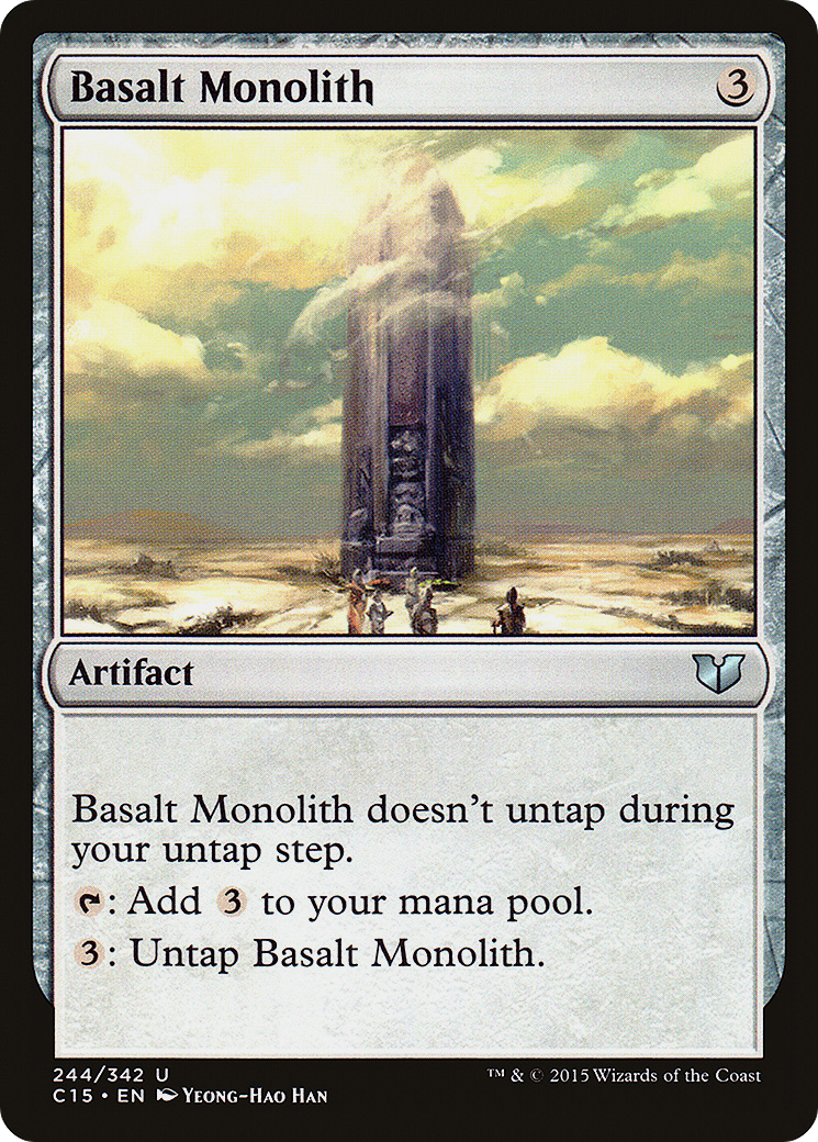 Basalt Monolith [Commander 2015] - Trinity Hobby