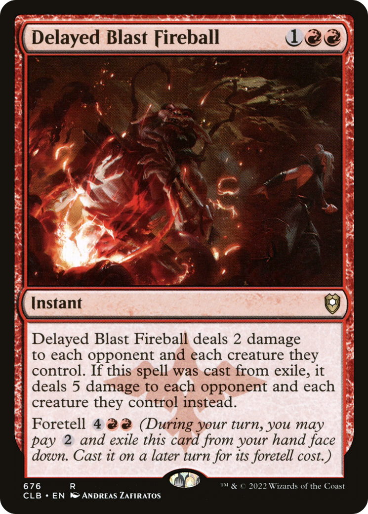 Delayed Blast Fireball [Commander Legends: Battle for Baldur's Gate] - Trinity Hobby