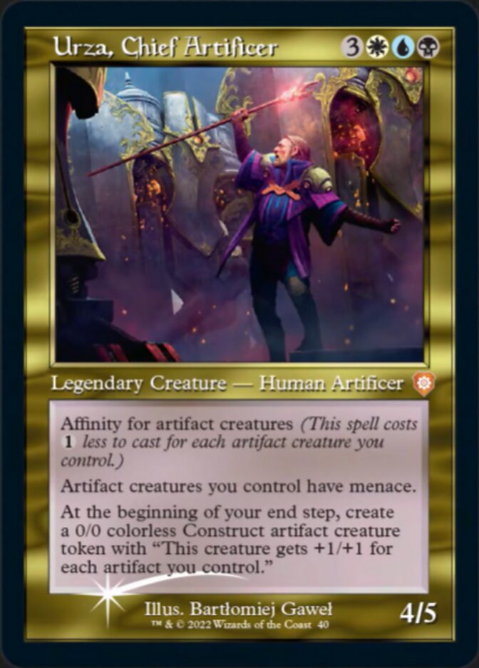 Urza, Chief Artificer (040) (Retro) (Display Commander) [The Brothers' War Commander] - Trinity Hobby