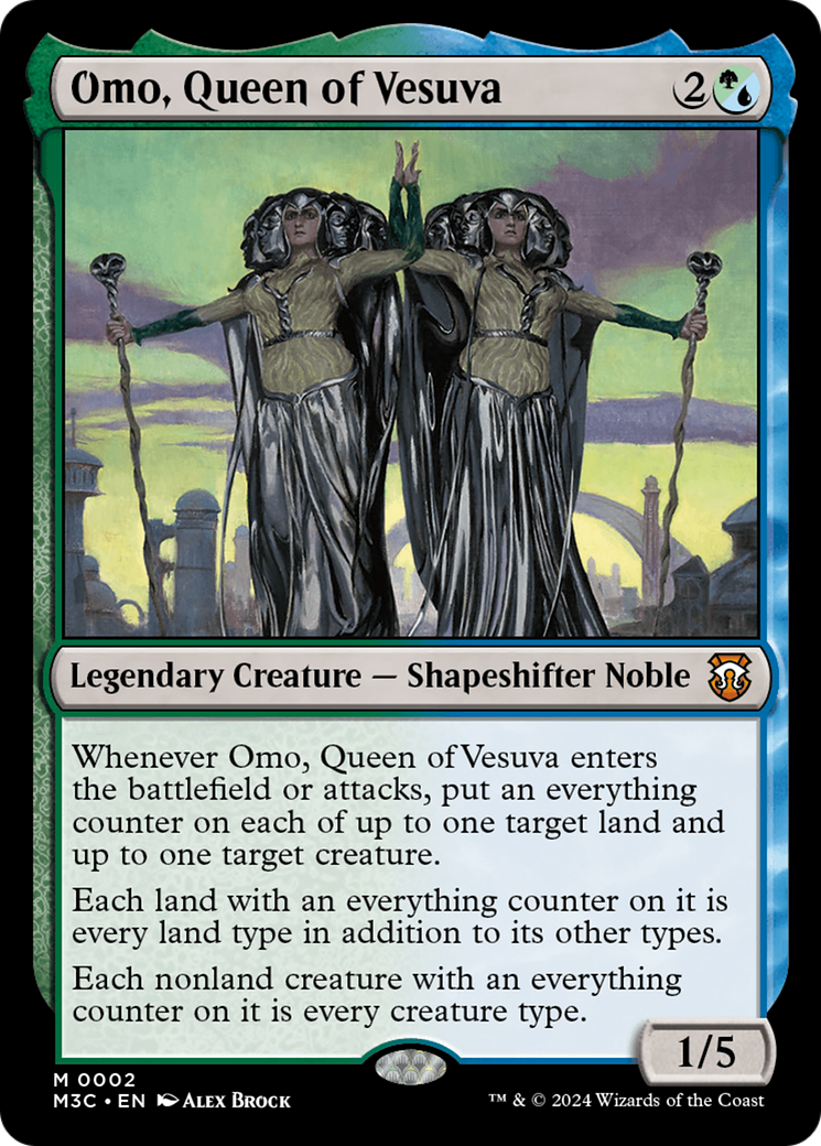 Omo, Queen of Vesuva [Modern Horizons 3 Commander] - Trinity Hobby