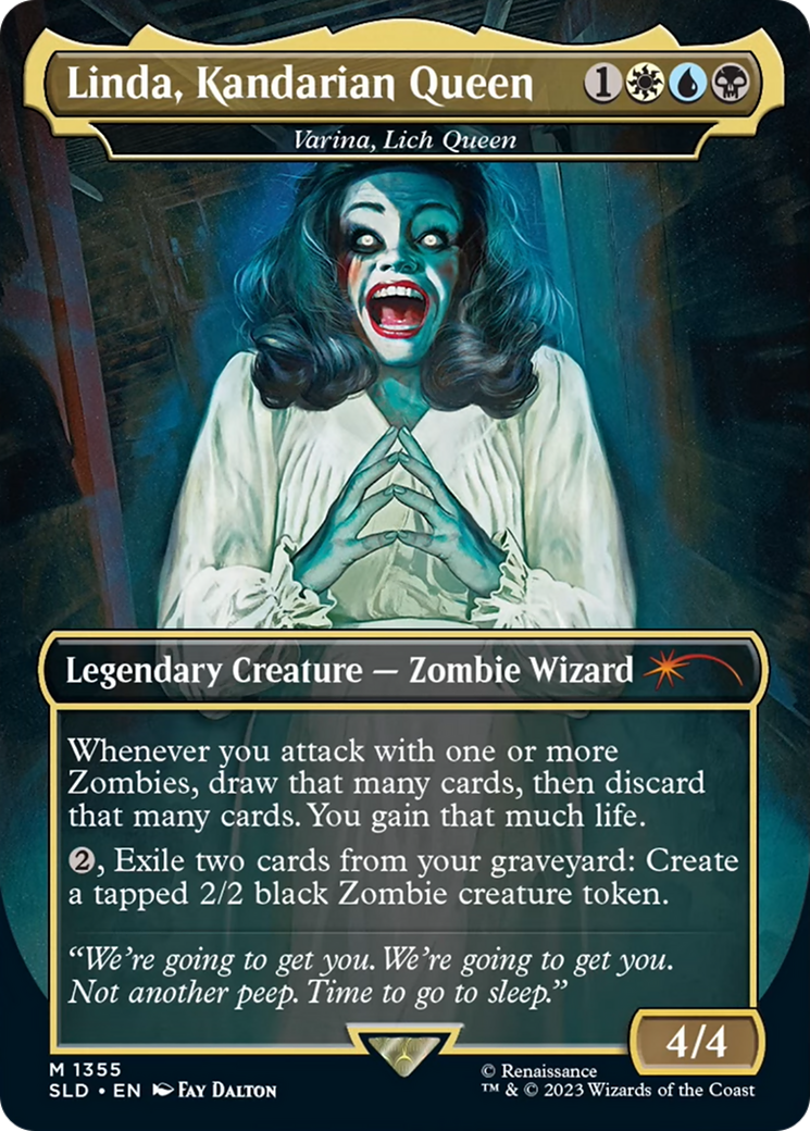 Linda, Kandarian Queen - Varina, Lich Queen [Secret Lair Drop Series] - Trinity Hobby