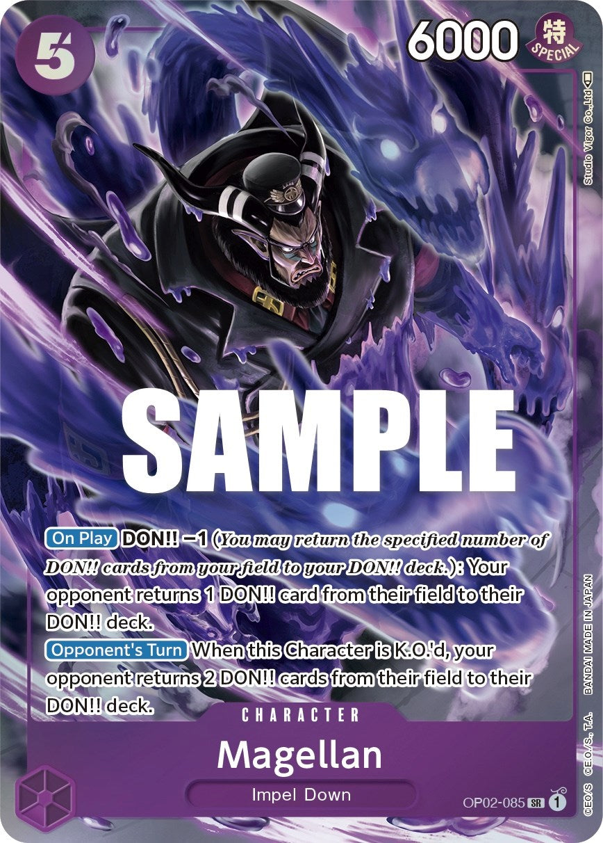 Magellan (085) (Alternate Art) (OP02-085) - [Paramount War] Foil - Trinity Hobby