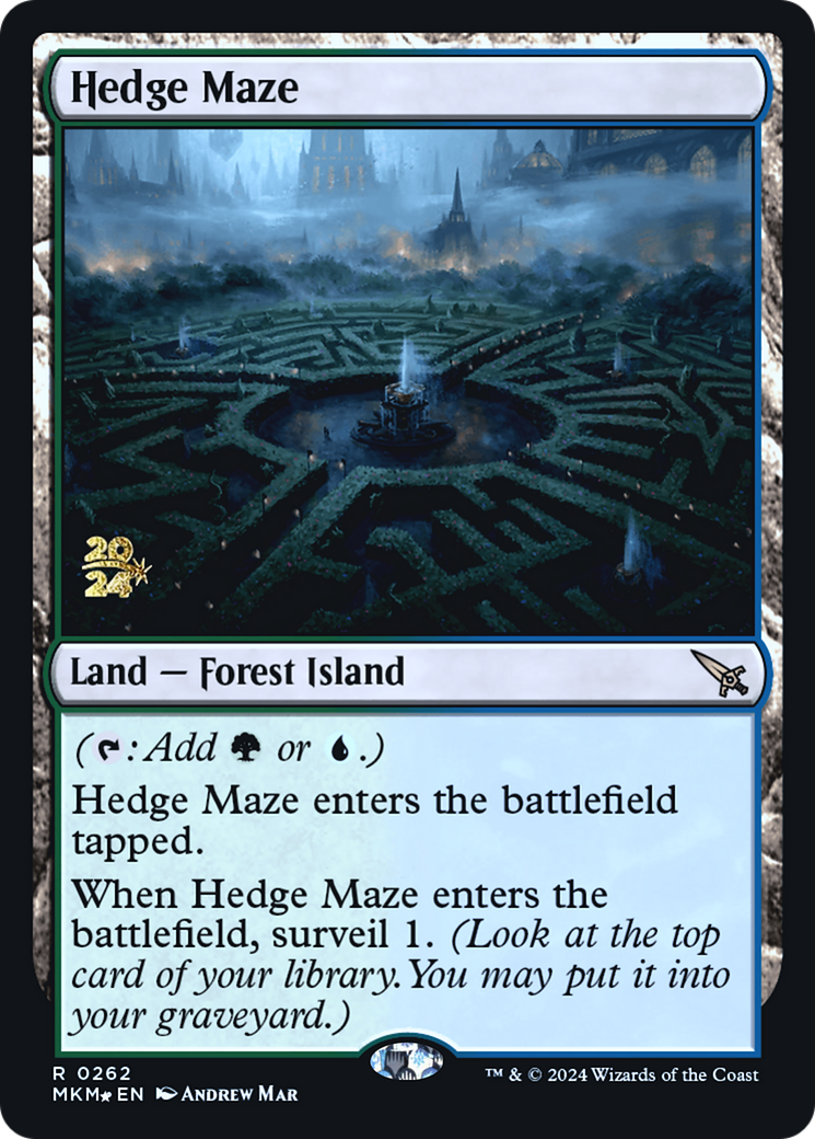 Hedge Maze [Murders at Karlov Manor Prerelease Promos] - Trinity Hobby