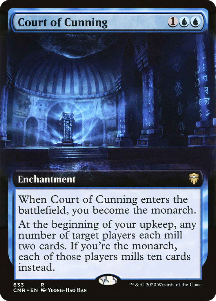 Court of Cunning (Extended Art) [Commander Legends] - Trinity Hobby
