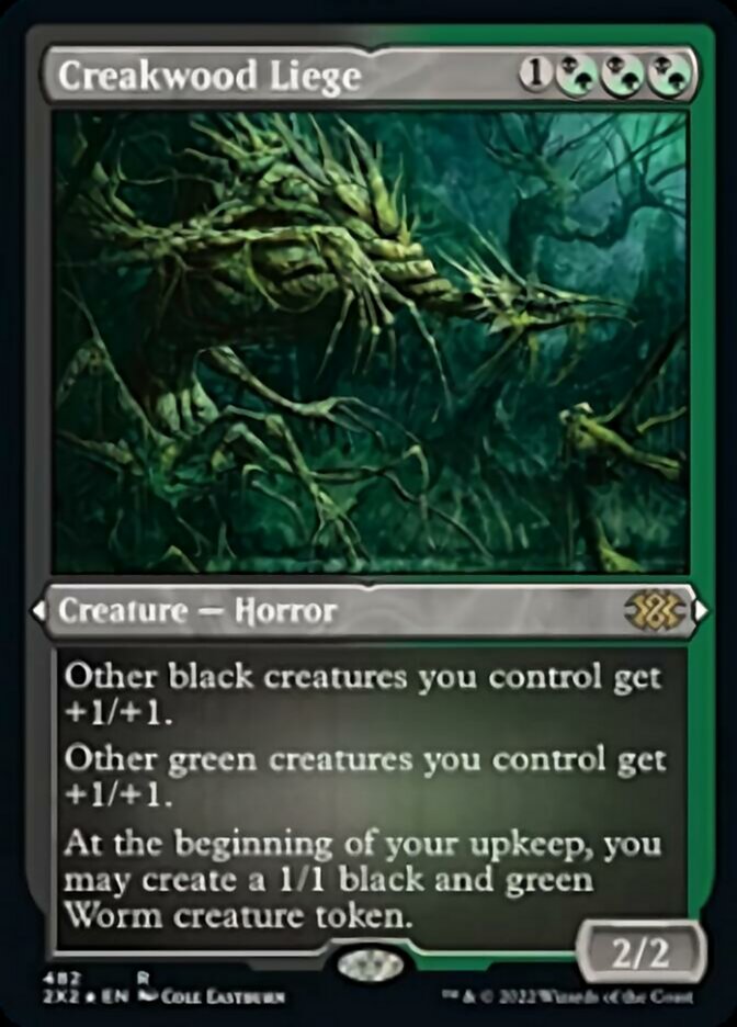 Creakwood Liege (Foil Etched) [Double Masters 2022] - Trinity Hobby