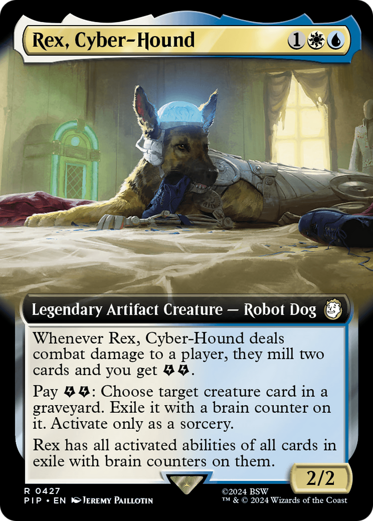 Rex, Cyber-Hound (Extended Art) [Fallout] - Trinity Hobby