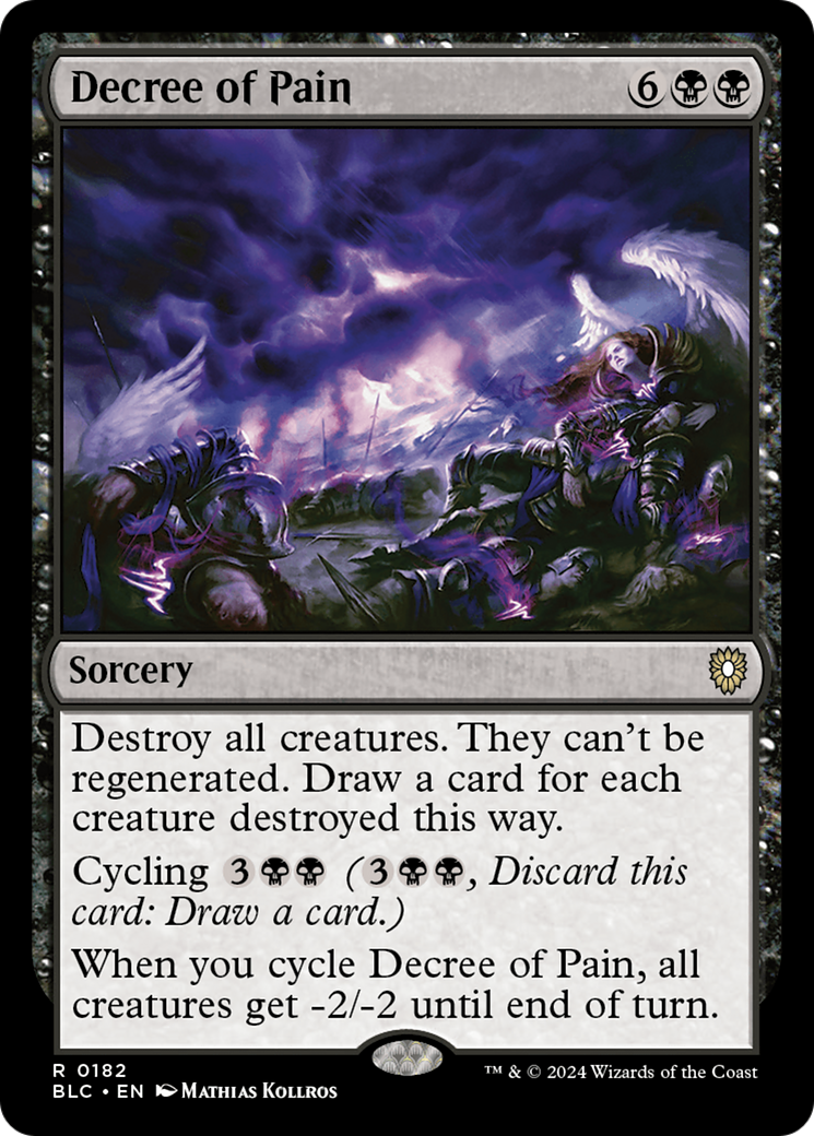 Decree of Pain [Bloomburrow Commander] - Trinity Hobby