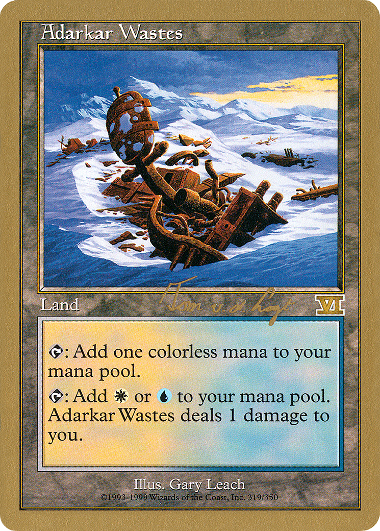 Adarkar Wastes (Tom van de Logt) [World Championship Decks 2000] - Trinity Hobby