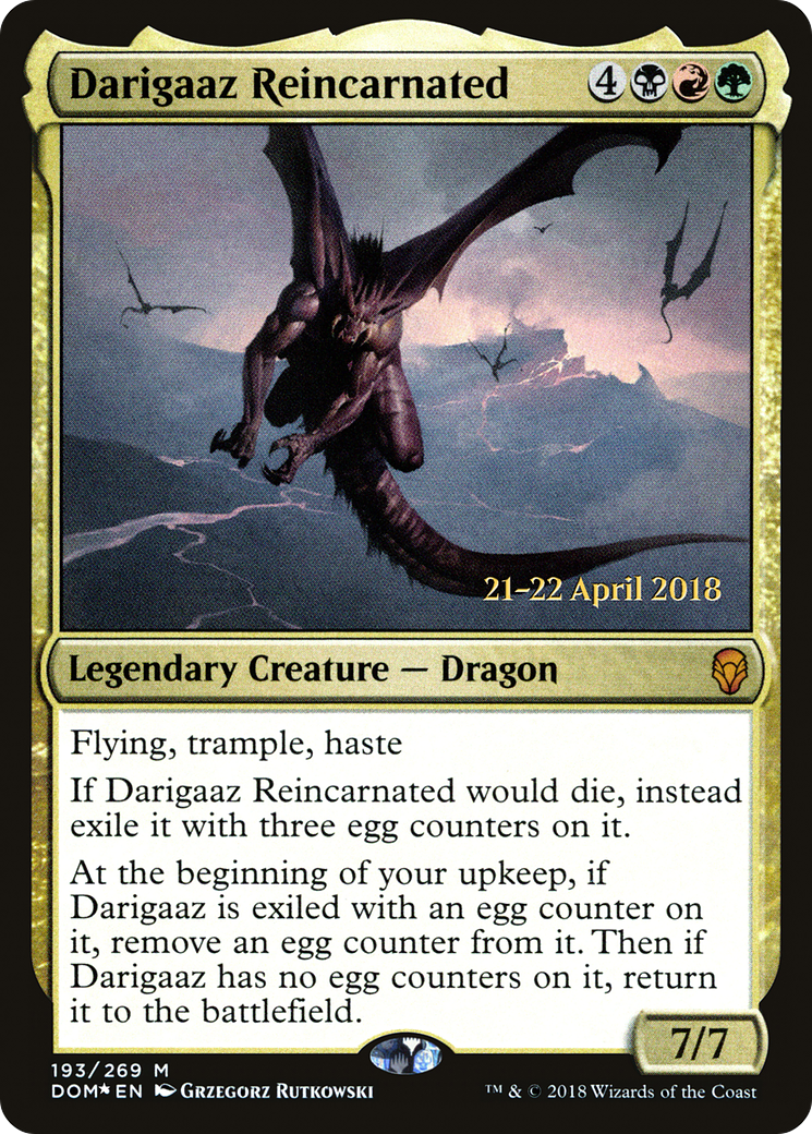 Darigaaz Reincarnated [Dominaria Prerelease Promos] - Trinity Hobby