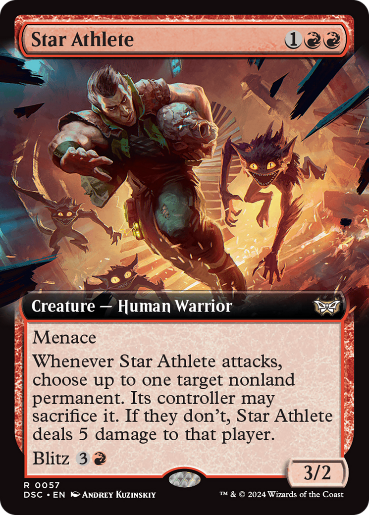 Star Athlete (Extended Art) [Duskmourn: House of Horror Commander] - Trinity Hobby